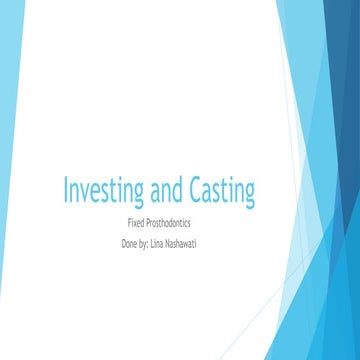 Investing and Casting