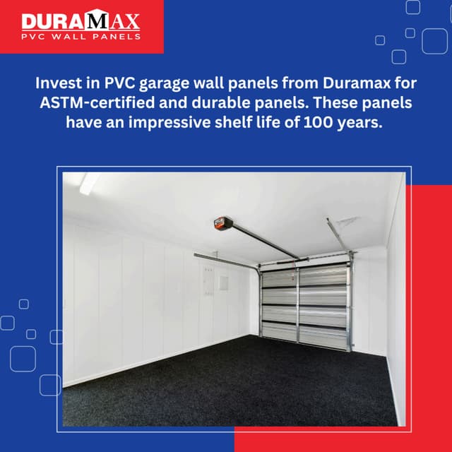 Invest in garage PVC wall panels for minimal upkeep and repair.pdf