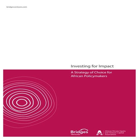 Investing for Impact: A Strategy of Choice for African Policymakers