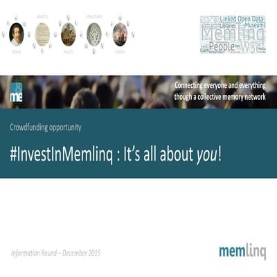 #InvestInMemlinq - Equity Crowdfunding