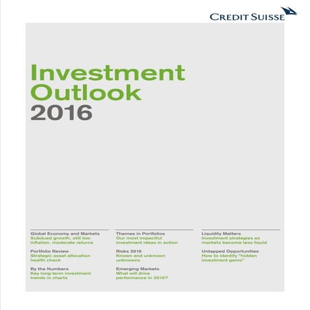 Investment Outlook 2016