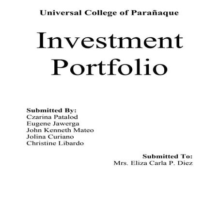 Investment Portfolio | DOC