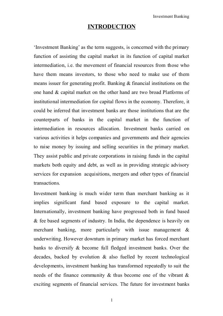 investment banking internship cover letters