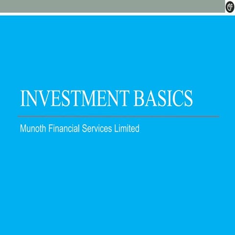 Investment basics for stock market