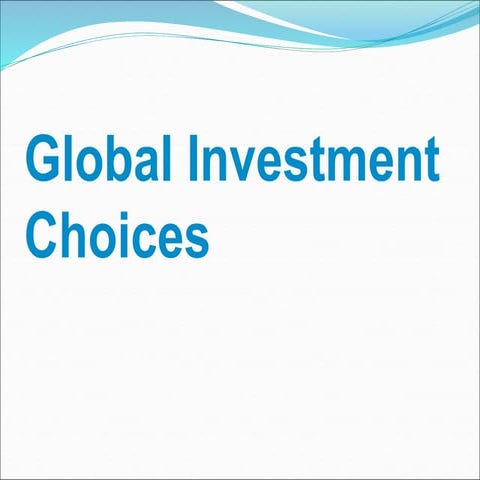 Investment Choices in investment portflio.ppt