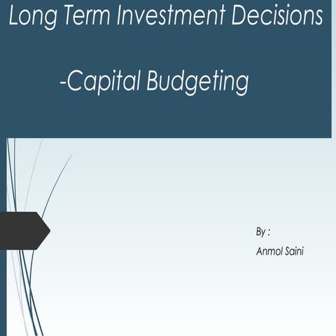 Investment decision