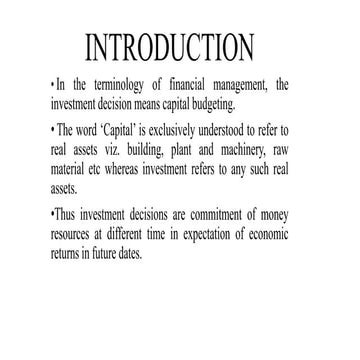 Investment Decisions I.pptx