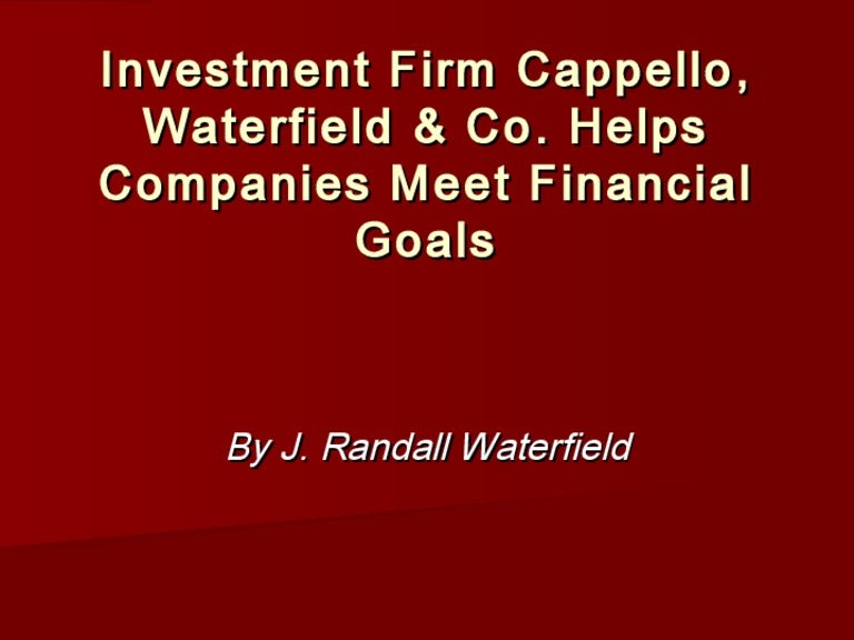 waterfield financial