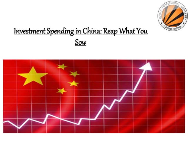 Investment in china and chinese eco...