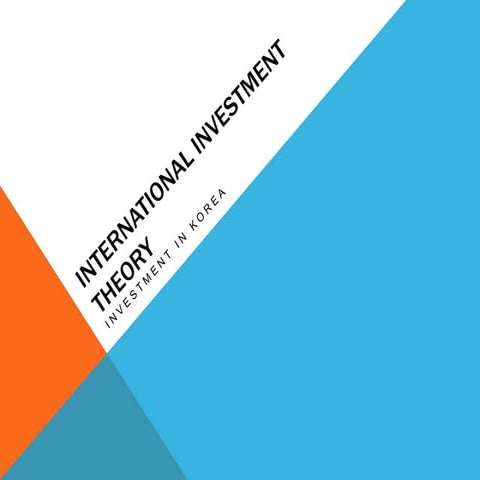 Investment in korea presentation
