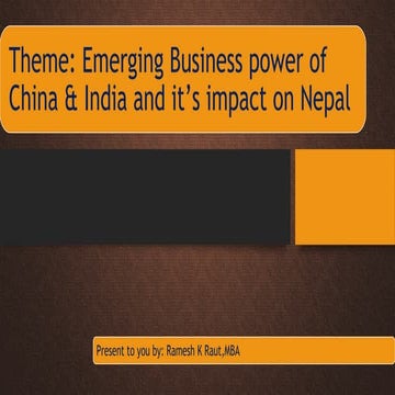Investment in nepal