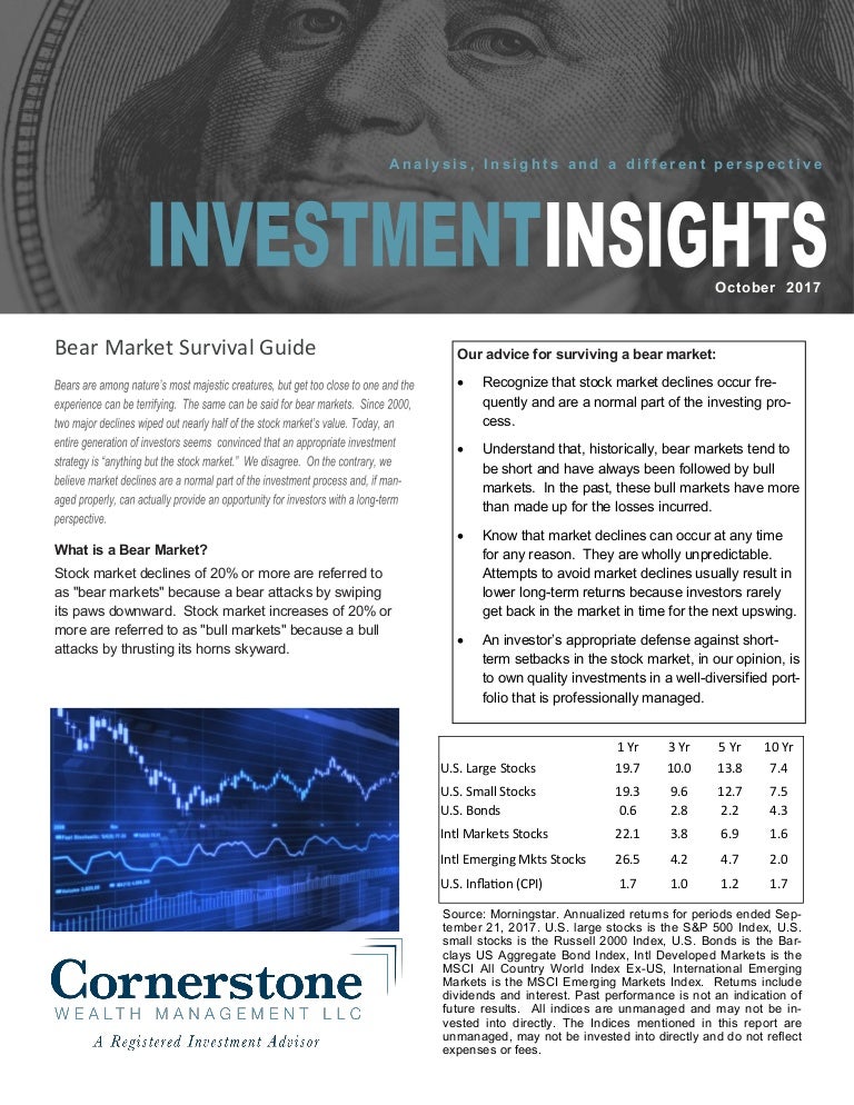 Cornerstone Wealth Management Bear Market Survival Guide