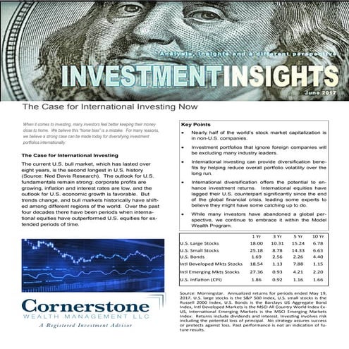 Investment Insights June 2017
