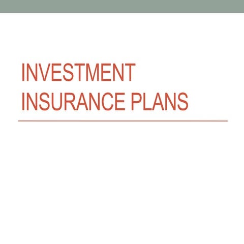 How to Choose Insurance Plan for Yourself and Your Loved Ones | PPT