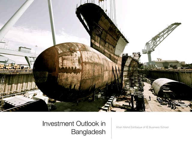 Potential Sectors for Investment in Bangladesh