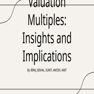 INVESTMENT ppt.pptx valuation multiples insights and implications