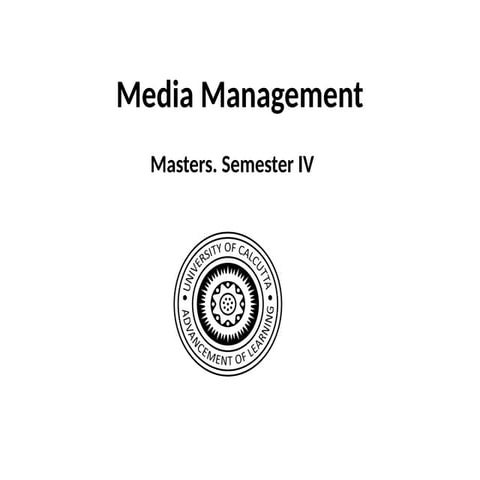 Investment Principles of Media Management and their Significance ...