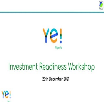 Investment Readiness for Startups