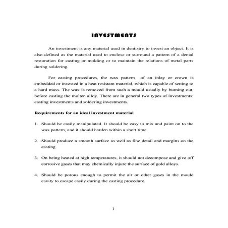 dental Investments 1/ orthodontic course by indian dental academy