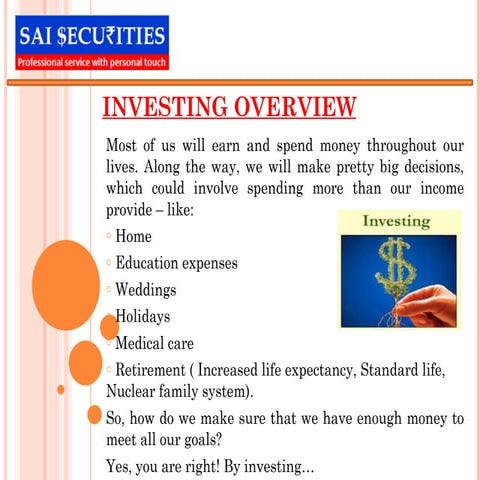 Investments in india