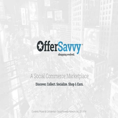 OfferSavvy Pitch Deck Oct 2014