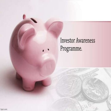 Investor awareness  indian perspective