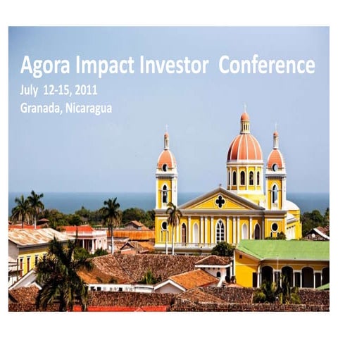 Agora Impact Investor Conference, July 2011