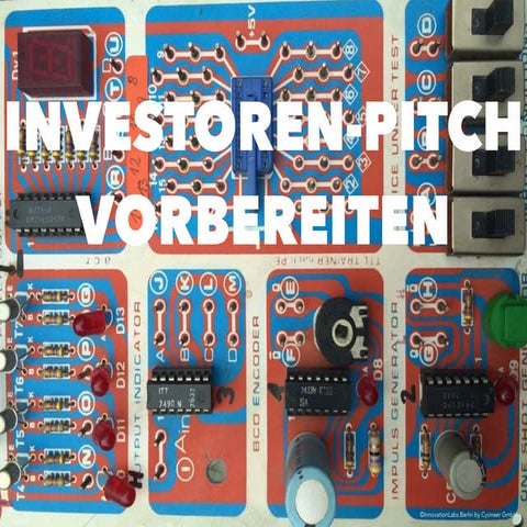 Investoren Pitch Vorbereiten