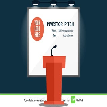 Investor pitch powerpoint template / presentation