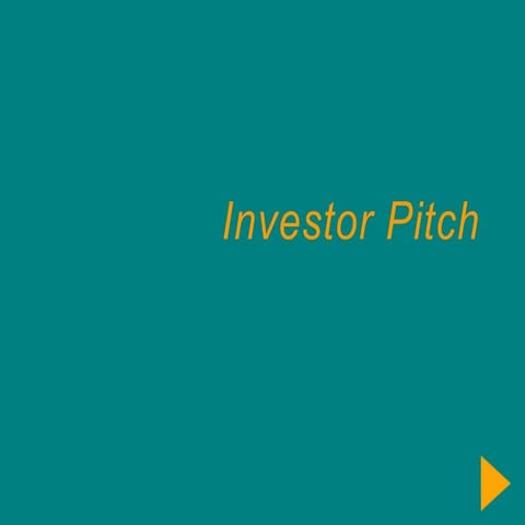 Investor Pitch