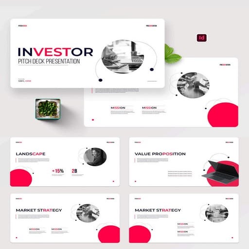 Investor Pitch Deck Startup — Professional & Modern Presentation Template