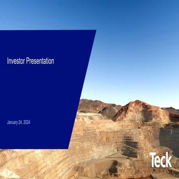 Investor Presentation - January 24, 2024