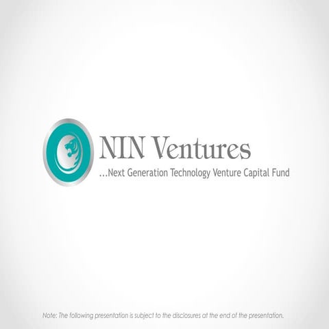 NIN Ventures Investor Presentation