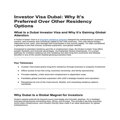 Investor Visa Dubai_ Why It’s Preferred Over Other Residency Options.docx