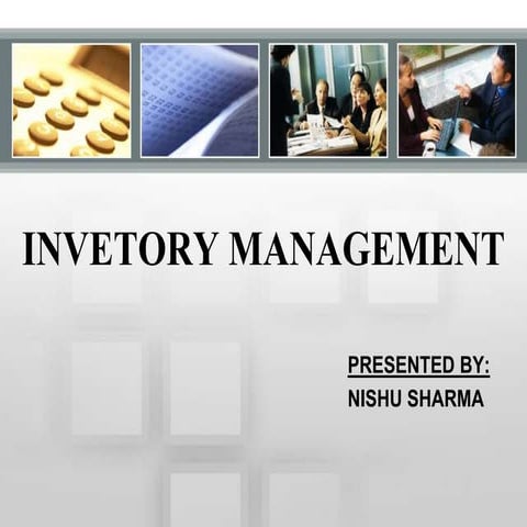 Invetory management | PPTX
