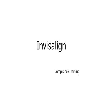 powerpoint presentation about invisalign