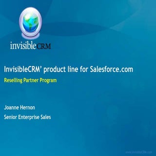 InvisibleCRM Reselling Partner Program