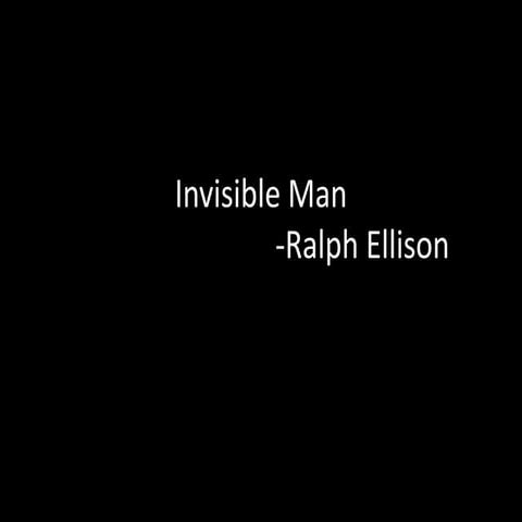 Norton Scientific: Invisible Man | PPT