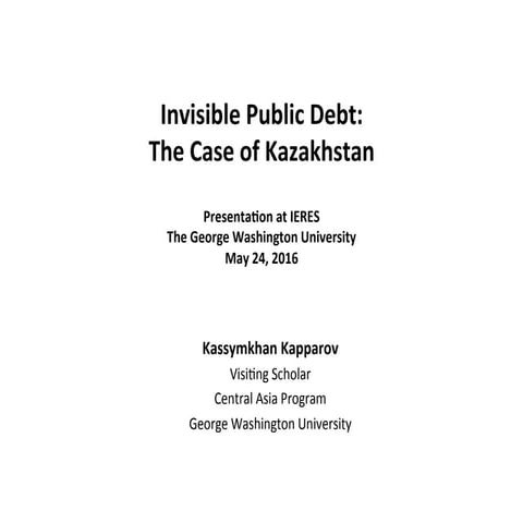 Invisible Public Debt (Presentation)