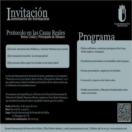 Invitación Seminario Casas Reales EIP Galicia