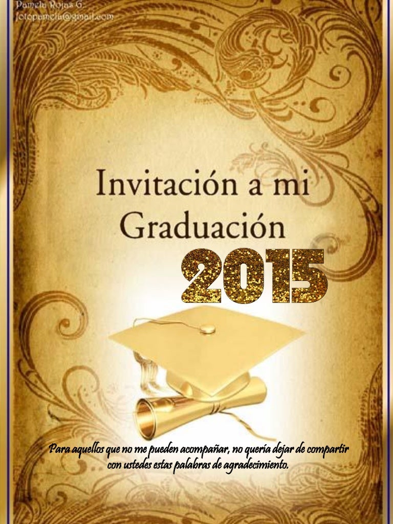 invitacion a la graduacion luis f navas2 invitacion graduacion