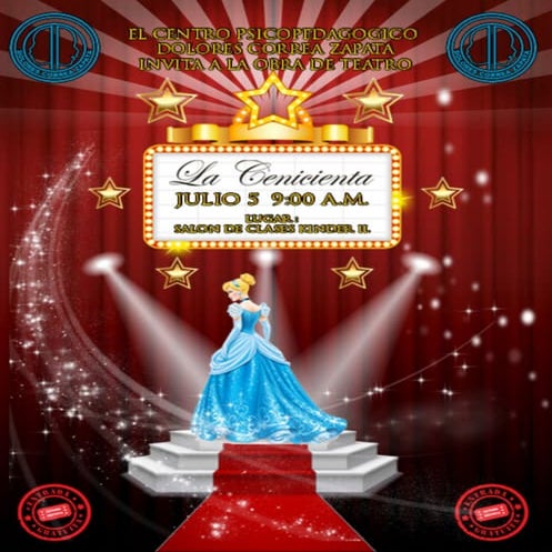 Invitacion andry obra de teatro para imagen