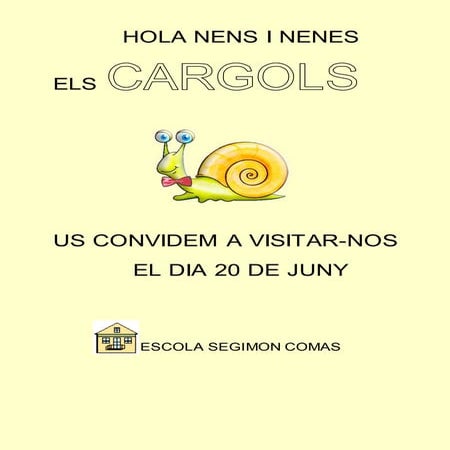 MATRICULACIÓ -VISITA AULA P3-