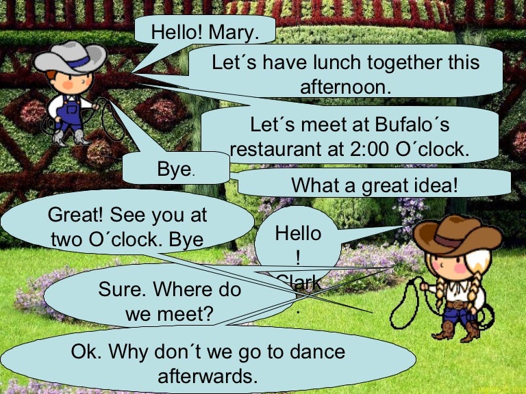 Invitation conversation