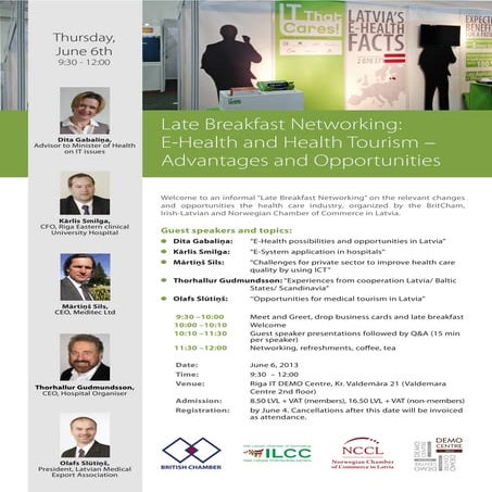 Invitation to the business dinner panel discussion | DOCX