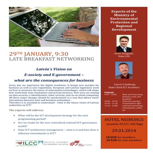 Invitation to the business dinner panel discussion | DOCX