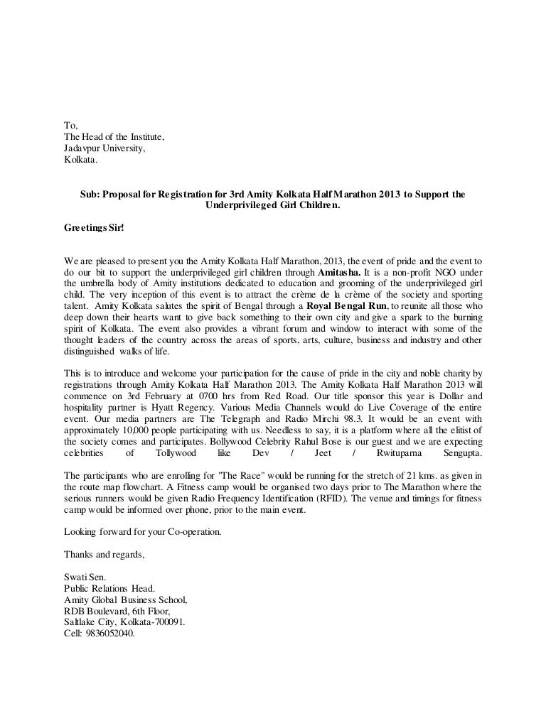 Sponsorship Invitation Letter Sponsorship Invitation Letter