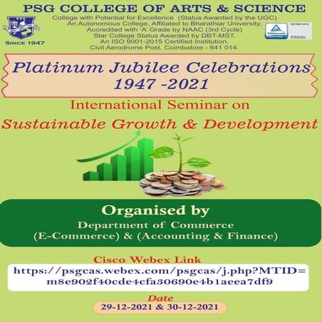 International Seminar on Sustainable Growth and Development