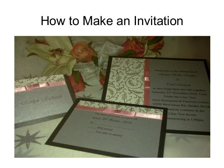 Invitations powerpoint