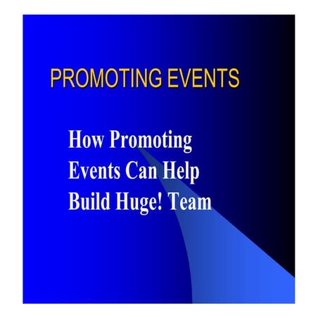 How To Promote And Invite To Your Event 